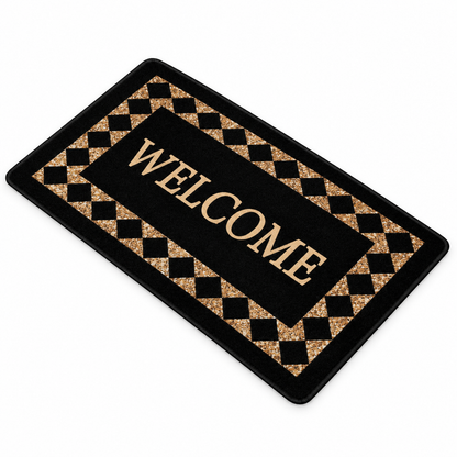 Soft Crystal Velvet Indoor Entryway Rug