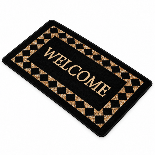 Soft Crystal Velvet Indoor Entryway Rug