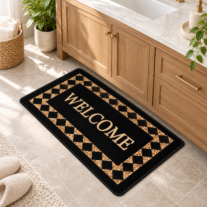 Soft Crystal Velvet Indoor Entryway Rug