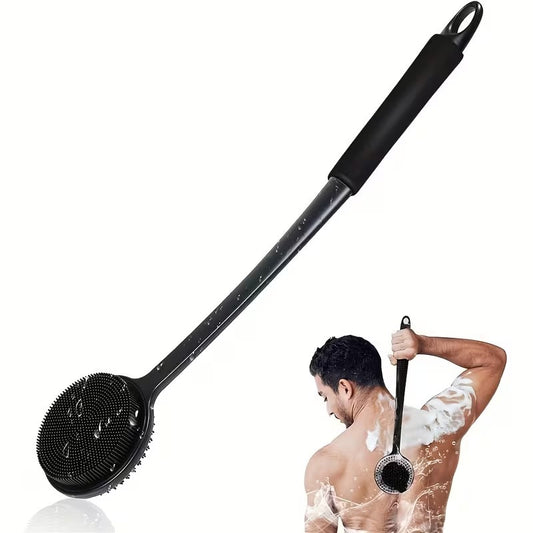 Upgraded Curved Handle Silicone Back Scrubber