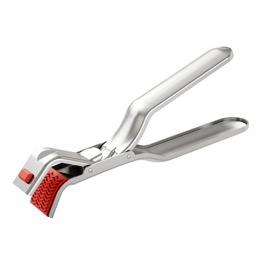 Stainless Steel Anti-Scald Bowl Gripper with Non-Slip Silicone Tips