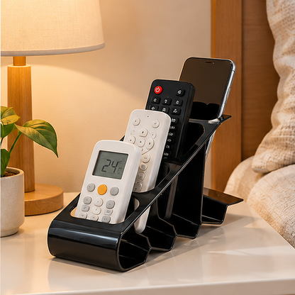 4-Slot Desktop Remote Control Organizer